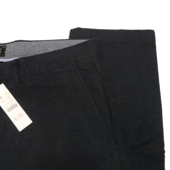 J Crew 484 Slim Fit 32 x 32 Brushed Twill Pants New Dark Green Navy Blue Chino - Picture 2 of 10